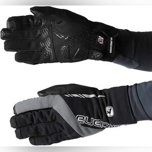 Giordana Men's Aqua Vento 200 Winter Cycling Gloves Black Gray Sz Large